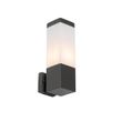 Moderna-spoljna-zidna-lampa-tamno-siva-sa-opal-staklom---Malios