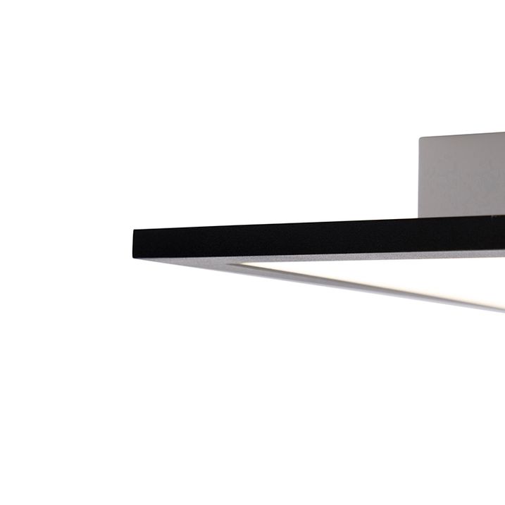Panou LED negru 40 cm cu LED inclus cu telecomandă - Live
