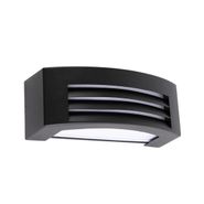 Smart-utomhusvägglampa-svart-IP44-inkl-WiFi-A60---Hurricane