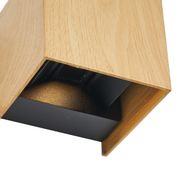 Skandinavisk-utendørs-vegglampe-treprint-inkl.-LED-IP54---Edwin