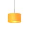 Viseća lampa sa velur abažurom oker sa zlatom 35 cm - Combi