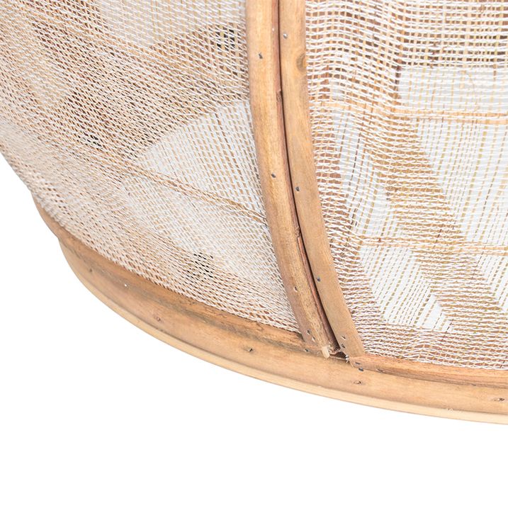 Lámpara colgante de estilo oriental marrón 50 cm - Pascal