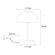 Lampe-de-table-design-bronze-foncé-avec-LED-à-intensité-variable---Joya