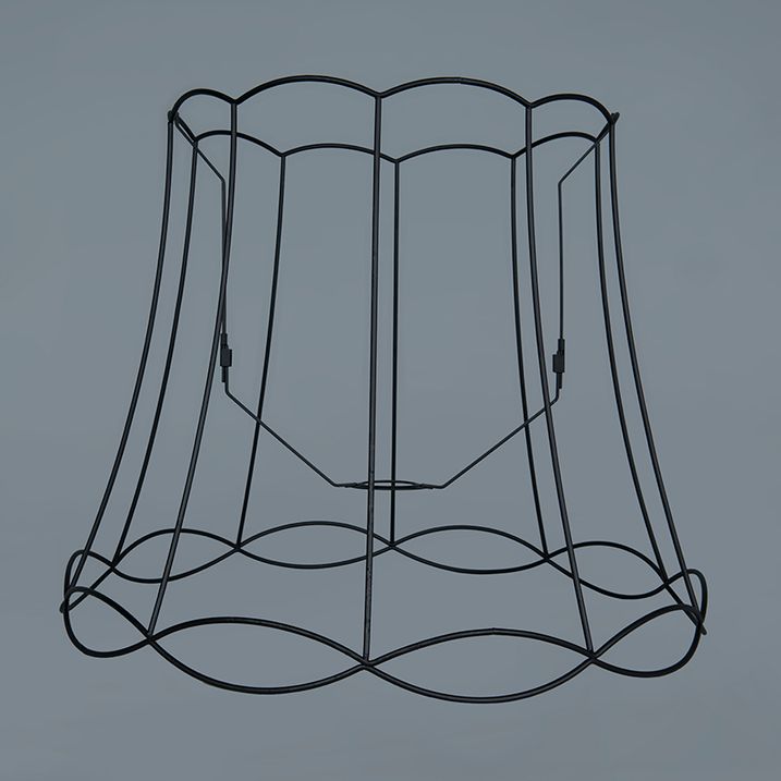 Set de 2 Lámparas colgantes retro negras 50 cm - Granny Frame