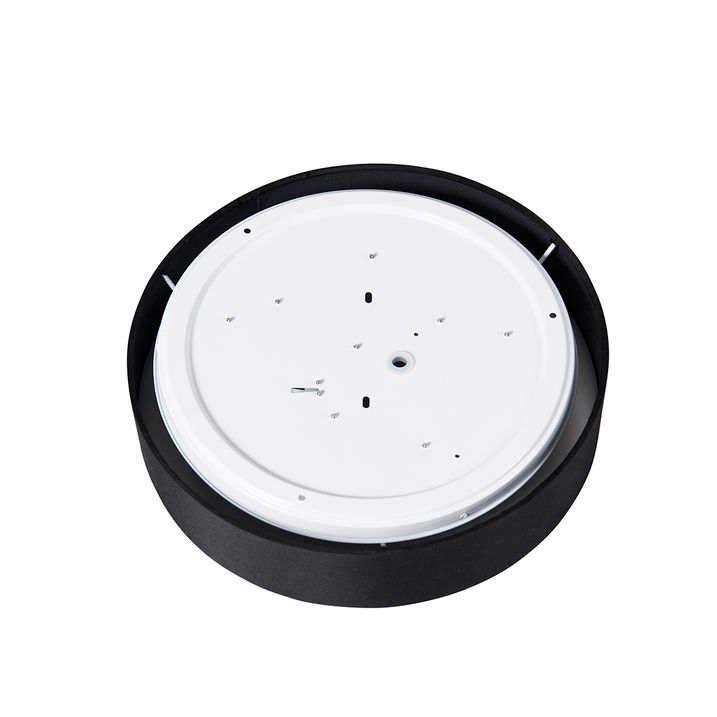 Plafonnier intelligent noir 30cm avec LED RGB et télécommande - Taiko