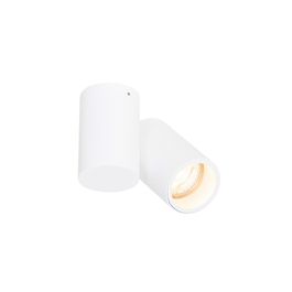 Foco de techo de diseño blanco inclinable GU10 50mm - Michael