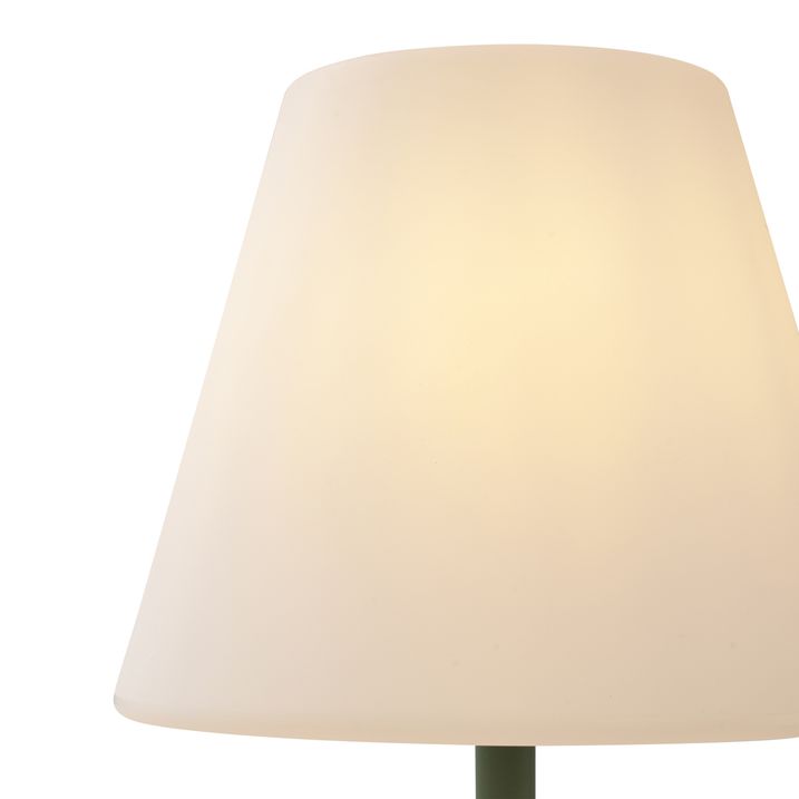 Vanjska podna lampa zelena sa bijelim sjenilom IP65 - Virginia