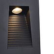 Moderné-zapustené-nástenné-svietidlo-čierne-7-cm-vrátane-LED-IP65---Trem