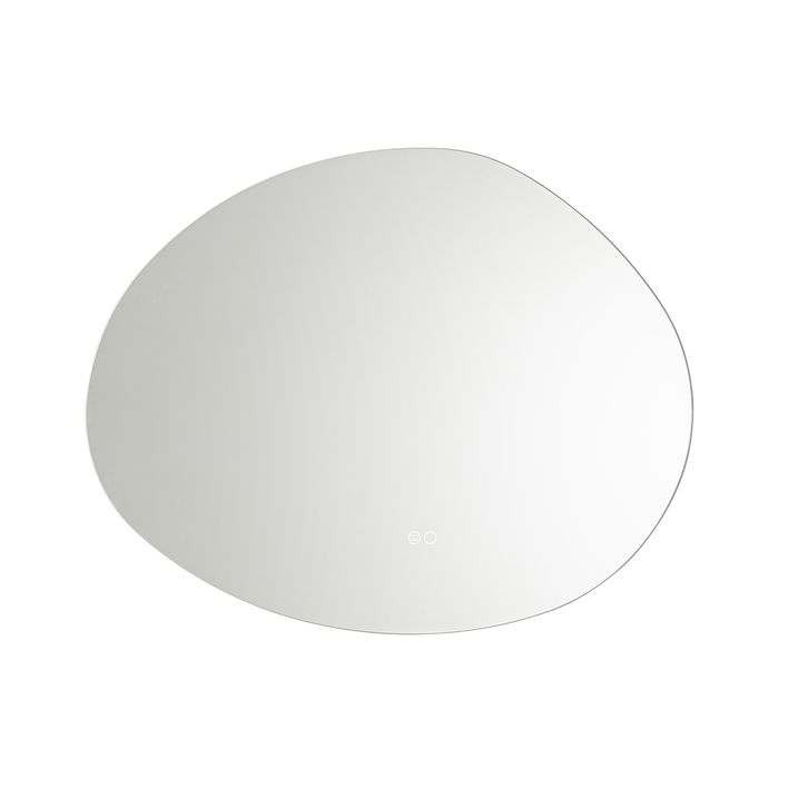 Specchio da bagno 80 cm con LED e funzione antiappannamento - Biba