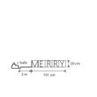 Lampă-de-perete-de-Crăciun-neagră-MERRY-incl.-LED-cu-temporizator-IP44---Yoro