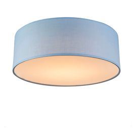 Таванна лампа синя 30 см с LED - Drum LED