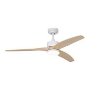 Ventilatore-da-soffitto-bianco-con-stampa-legno-132-cm-con-LED-dimmerabile-con-telecomando---Joly