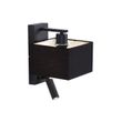 Modern-Wall-Light-Black-Square-with-Reading-Light---Puglia