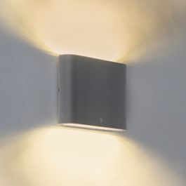 Candeeiro de parede antracite 11,5 cm com LED IP65 - Batt