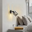 Design-Väggspotlight-Svart-med-Rökglas---Domo