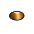 Set-med-6-moderna-infällda-spotlights-svarta-med-guld-GU10-35-mm-IP44---Dept