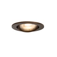 Set-de-6-spoturi-moderne-încastrate,-bronz-închis,-orientabile---Cisco