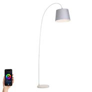 Lampada-ad-arco-intelligente-in-acciaio-con-grigio-incl.-wifi-A60---Bend