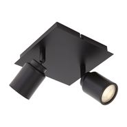 Moderne-badkamer-spot-zwart-vierkant-2-lichts-IP44---Ducha