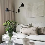 Modern-fekete-fali-lámpa-2-égős-állítható---Lune