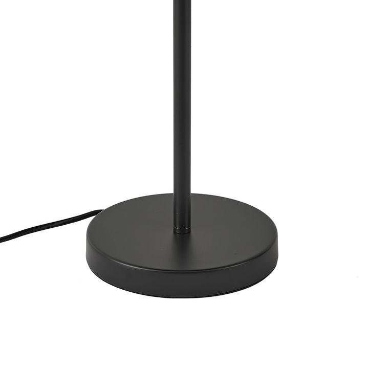 Lampe de table rétro en acier noir 45cm - Pauly