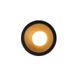 Set-med-6-moderna-infällda-spotlights-svarta-med-guld-GU10-35-mm-IP44---Dept