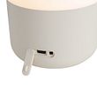 Lámpara-de-mesa-de-exterior-beige-con-blanco-con-LED-recargable-IP44---Haard