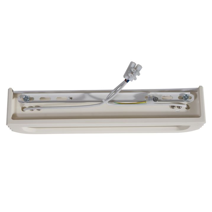 Skandinavska zidna lampa bež pravougaona 2-svetla - Plaster