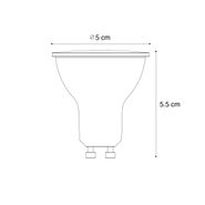 GU10-LED-lámpa-alkonyatérzékelővel-3W-200-lm-2700K