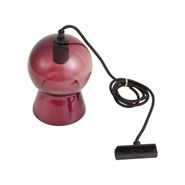 Candeeiro-pendente-retro-preto-com-vidro-roxo-para-sistema-de-calha-monofásica---Iconic-Bell