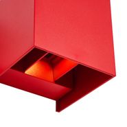 Moderne-Außenwandleuchte-Dunkelrot-inkl.-LED-IP54---Edwin