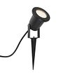 Moderner-Gartenstrahler-schwarz-inkl.-LED-verstellbar-mit-Kabel-und-Stecker-250cm-IP65---Basic