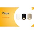 Sodoben-okrogel-stropni-reflektor-bel-IP44---Capa