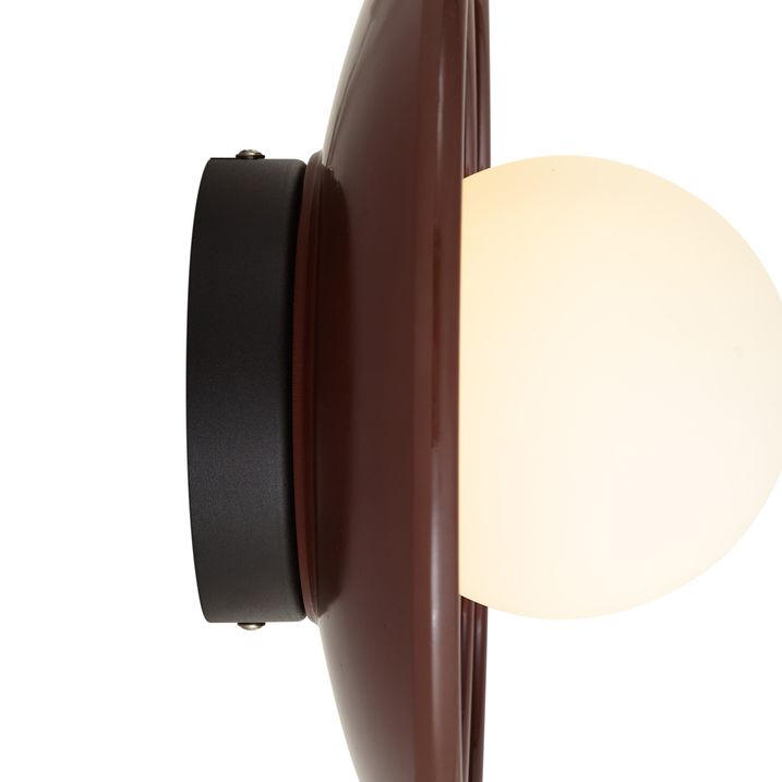 Retro laelamp pruun opaalklaasiga - Lila