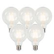 Sæt-med-5-E27-dæmpbare-LED-pærer-G95-5W-470lm-2700K