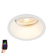 Smart-Recessed-Spotlight-White-incl.-WiFi-GU10-Adjustable---Alloy