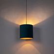 Lampa-wisząca-z-abażurem-z-niebieskiego-weluru-ze-złotem-40-cm---Combi