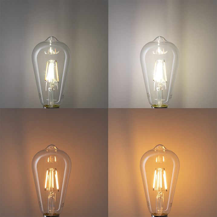 Inteligentná LED žiarovka E27 ST64 4,5W 470lm 1800-4000K