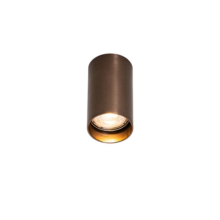 Spot moderne bronze foncé 5,5 cm - Tuba
