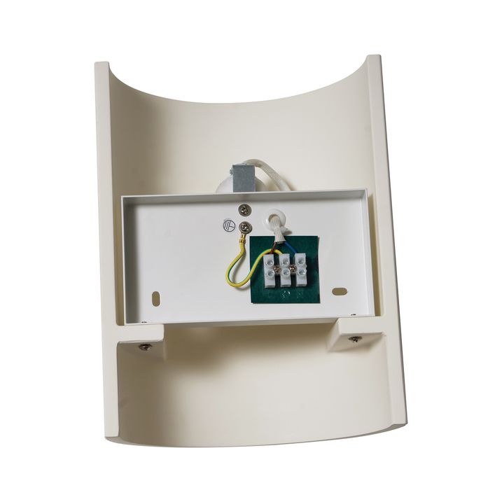 Lampada da parete scandinava beige ovale - Plaster
