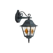 Lanterna-da-parete-vintage-per-esterni-nera-con-verde-antico-IP44---Antigua-Down