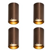 Set-de-4-spoturi-moderne-bronz-închis-5,5-cm---Tuba