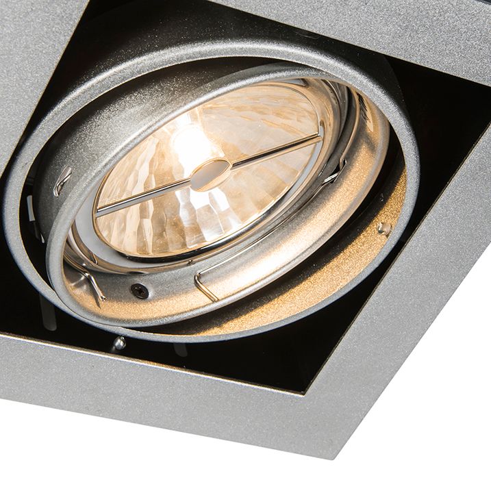 Faretto da incasso in acciaio G53 111mm regolabile - Oneon