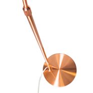 Lampe-à-arc-moderne-en-cuivre-avec-abat-jour-blanc---Arc-Basic