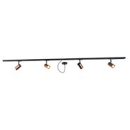 Sistema-de-Trilho-Monofásico-Bronze-Escuro-com-4-Focos-e-Fonte-de-Alimentação-Circular---Jeana