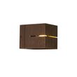 Applique-murale-moderne-bronze-foncé---Transfer-Groove