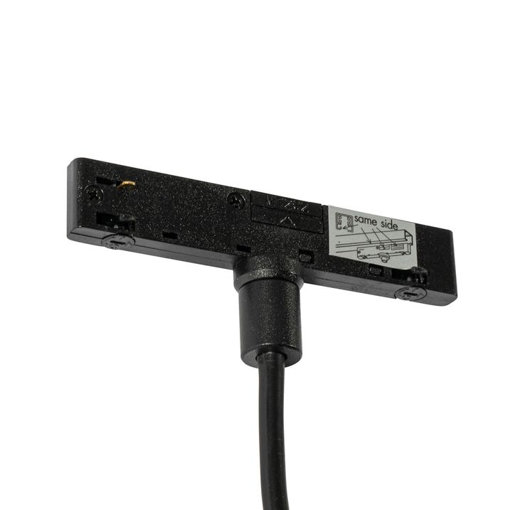 Pendantă modernă neagră pentru sistem de șină monofazat - Slimline Keno