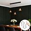 Viseća-lampa-crna-sa-moka-bojom-uklj.-LED-3-stepenasto-zatamnjivanje-3-svetla-Easylift---Witch