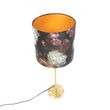 Stolní-lampa-zlatá/mosazná-s sametovým-stínítkem-s květinami-25-cm---Parte