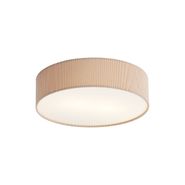 Moderna-stropna-svjetiljka-taupe-s-baršunastim-sjenilom-38-cm-2-svjetla---Luz